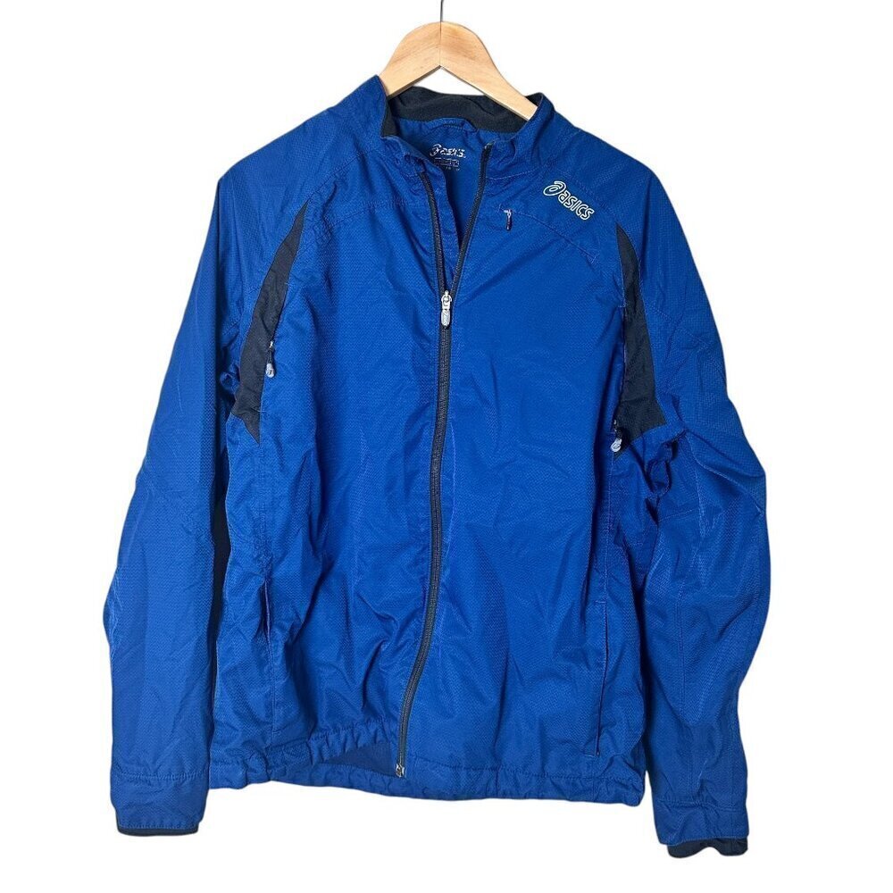 ASICS Mesh Lined Active Running Jacket Size Medium Athleisure
